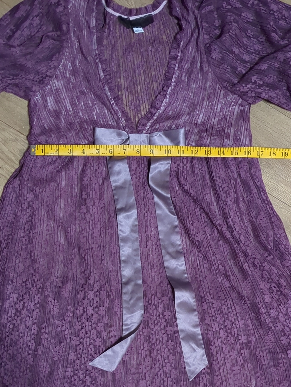 Kimchi Blue Urban Outfitters Margaret Babydoll Mini Dress Size L - Picture 6 of 12